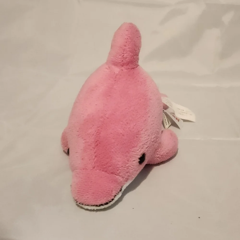 8” Aurora Pink Dolphin Plush Stuffed Animal
